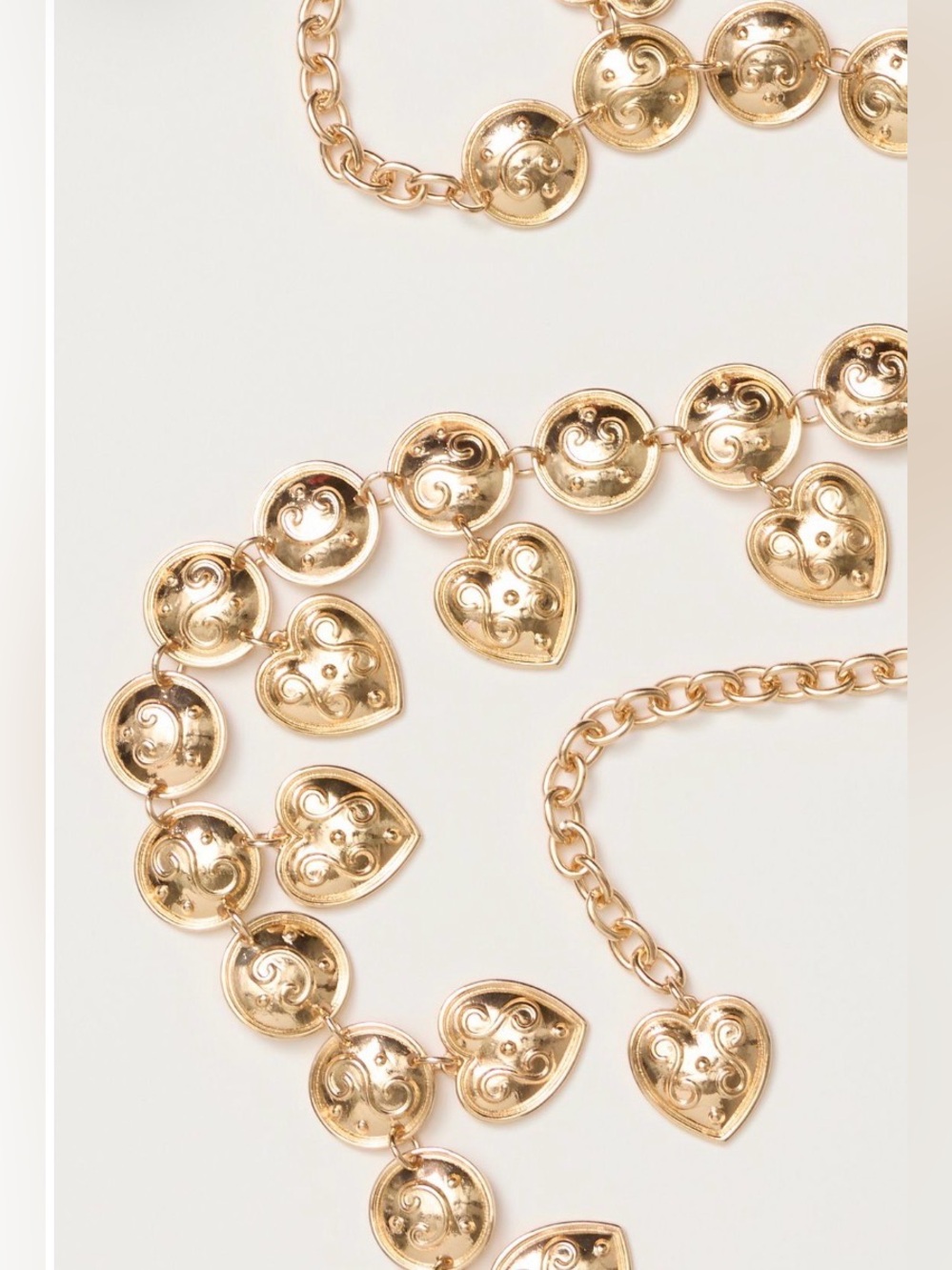 FREE PEOPLE Love Letter Chain Belt - Picture 3 of 8
